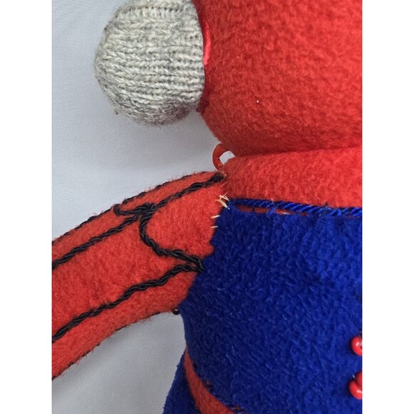Sock Monkey Spiderman stuffed animal plush- Handmade 18 Inches - Picture 12 of 16